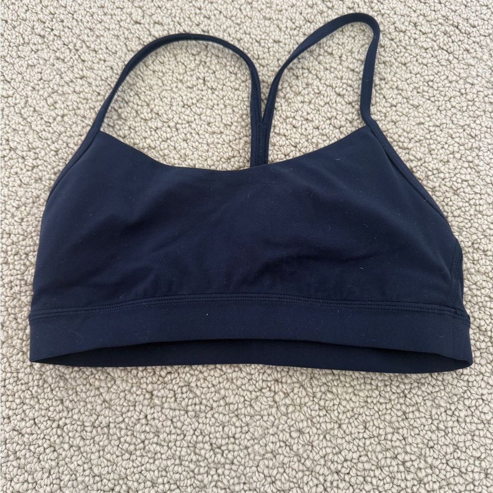 Lululemon Y Flow Navy Sports Bra for Women
